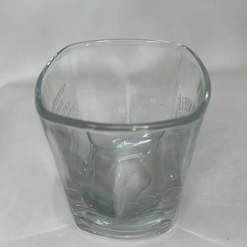 Jack Daniel’s Whiskey Rocks Glass Old No 7 Brand 8 Oz Engraved 3 1/2 In Tall Bar